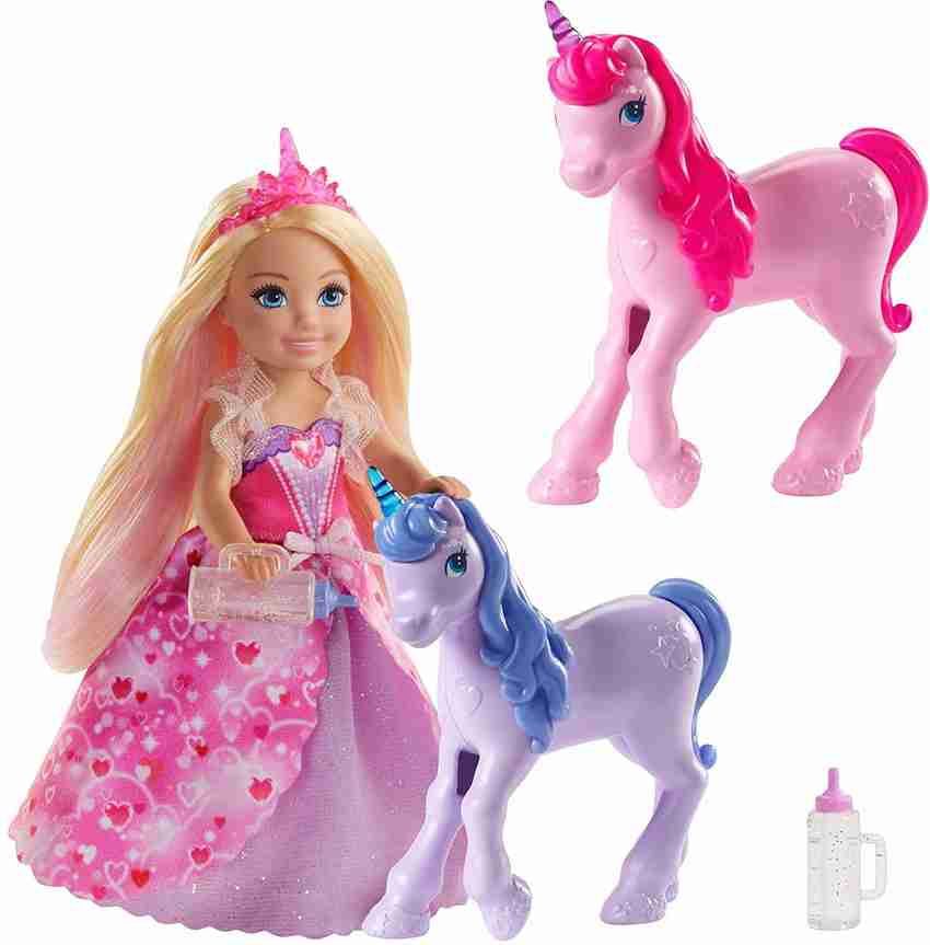Barbie princess doll with unicorn top