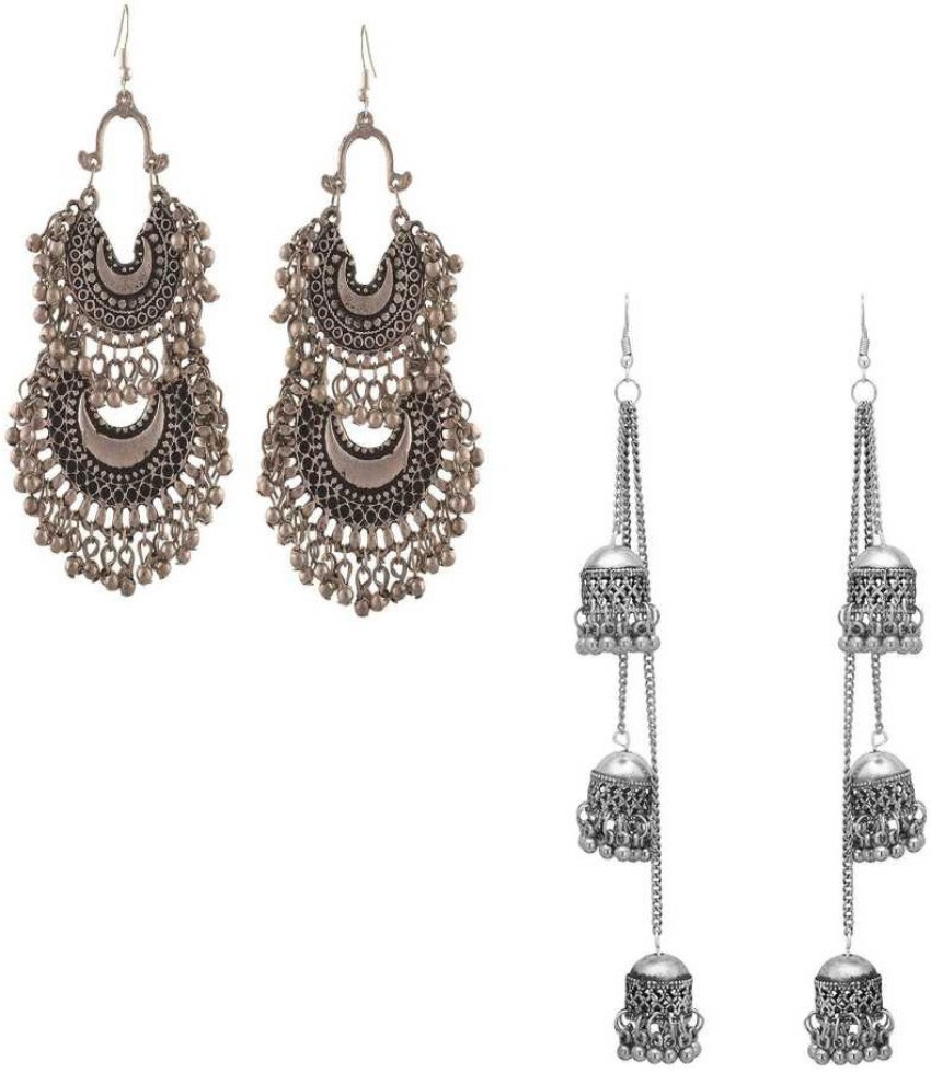 Send Flower Stud Jhumka Earrings| Designer Earrings Online | Gift Earrings  Online India – Frinza