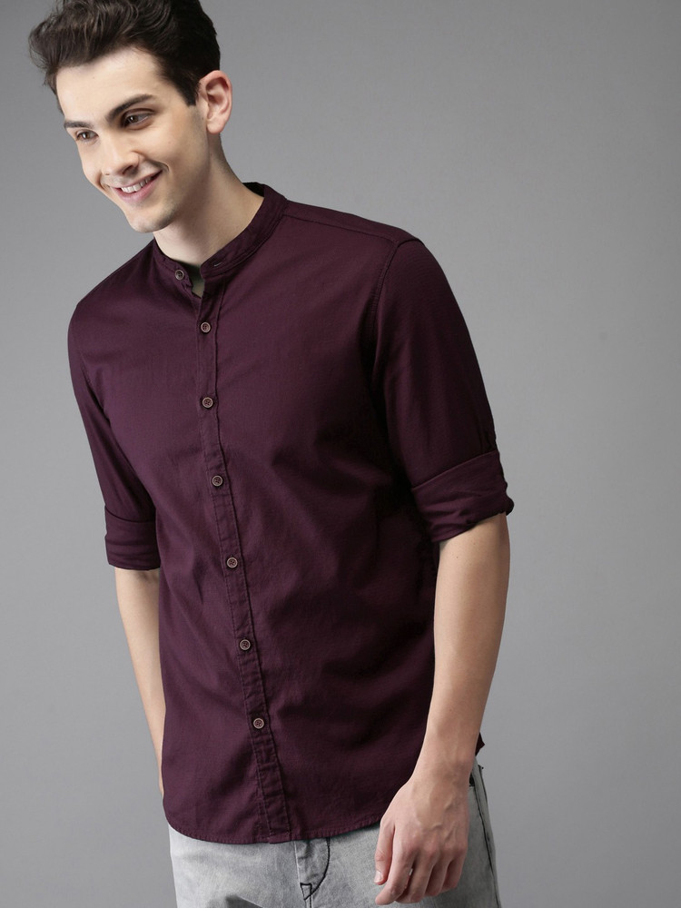 ZAVLIN Men Solid Casual Purple Shirt Buy ZAVLIN Men Solid Casual Purple Shirt Online at Best Prices in India Flipkart