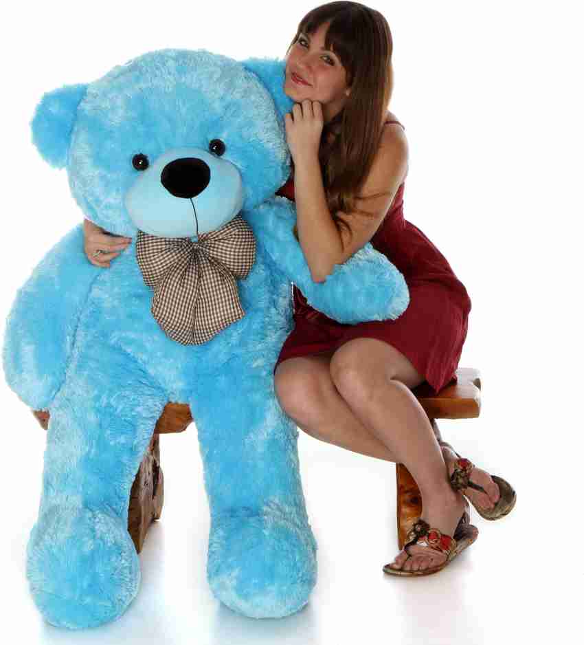 Kiddietown 4 FEET Long Soft Lovable huggable Cute Giant Life Size Teddy Bear 122 cm 4 FEET Long Soft Lovable huggable Cute Giant Life Size Teddy Bear Buy Bear