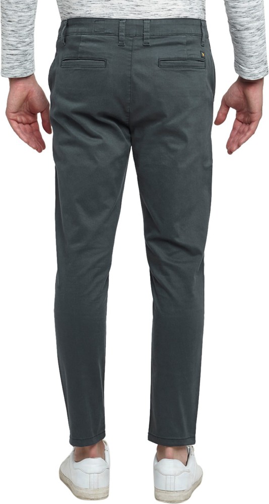 Urban Ranger by Pantaloons Slim Fit Men Grey Trousers - Buy Urban Ranger by  Pantaloons Slim Fit Men Grey Trousers Online at Best Prices in India