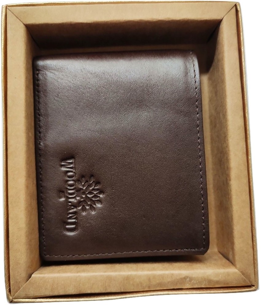 WOODLAND Men Casual Brown Artificial Leather Wallet Brown Price