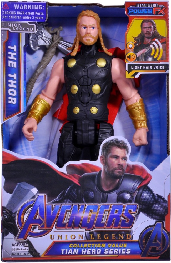Thor Figurine, Marvel Avengers Titan Hero Serie Thor, Marvel Thor