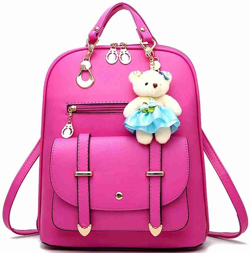 SaleBox DBLBKL SCHOOL BAG COLLEGE BAG 10 L Backpack Pink Price in India Flipkart