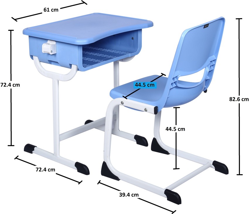 Plastic desk and discount chair