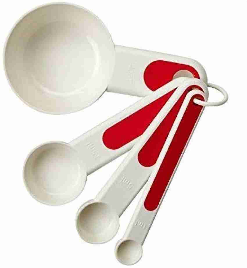 ABS PLASTIC Multicolor Measuring Cup Spoon Set, For Home