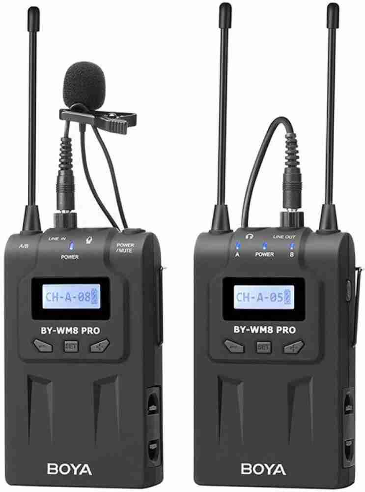 Micro-cravate Boya UHF Duo sans fil BY-WM8 Pro-K1 