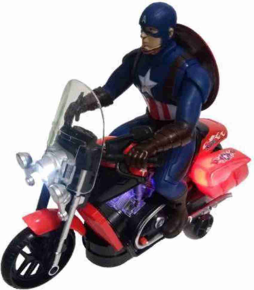 toys collection Captain America Bike Toy With 3D Lights and Music Captain America Bike Toy With 3D Lights and Music Buy Captain America Bike Toy With 3D Lights and Music