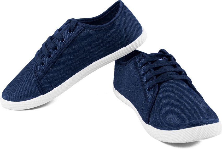 asian LR 13 Navy Blue Casual shoes Laceup shoes Canvas Shoes Sneakers Canvas Shoes For Women