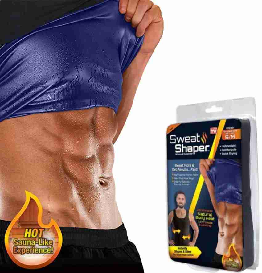 Milly Sweat Shaper Vest for Men Slimming Belt Price in India - Buy Milly Sweat  Shaper Vest for Men Slimming Belt online at