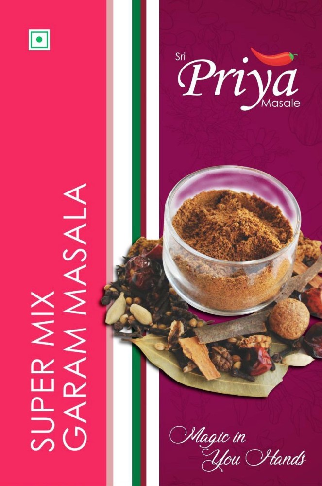 Sri Priya Masala SRI PRIYA SUPER GARAM MASALA 50 GM BOX Price in India -  Buy Sri Priya Masala SRI PRIYA SUPER GARAM MASALA 50 GM BOX online at