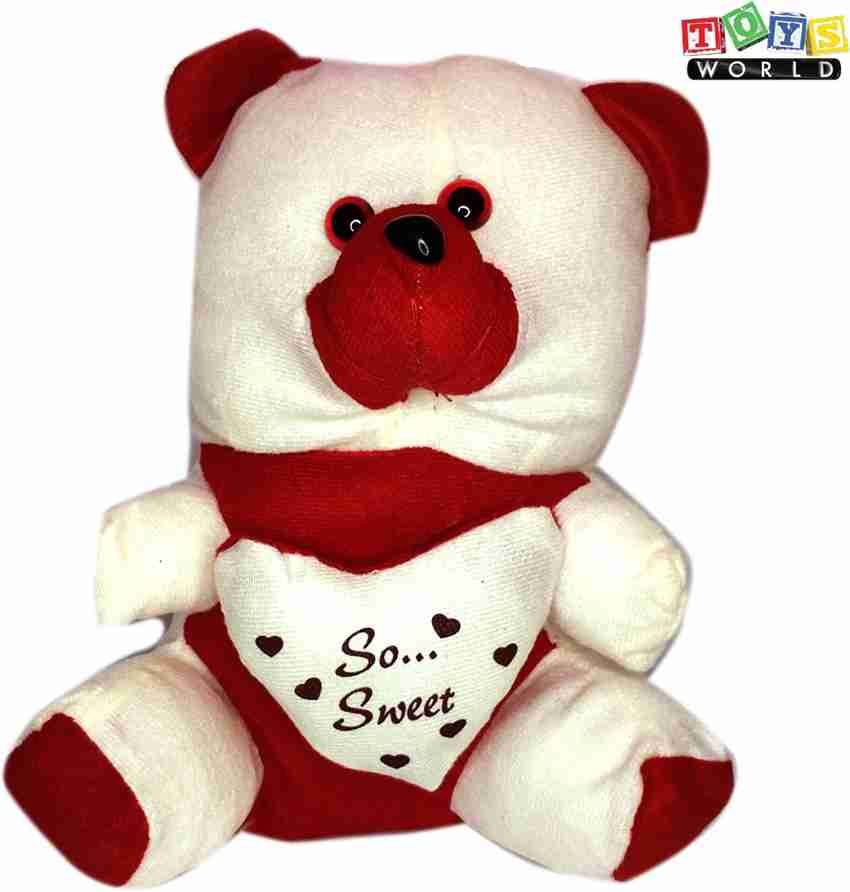 Toys World SO SWEET TEDDY BEAR WITH HEART 10 cm SO SWEET TEDDY BEAR WITH HEART Buy TEDDY BEAR toys in India. shop for Toys World products in India. Flipkart