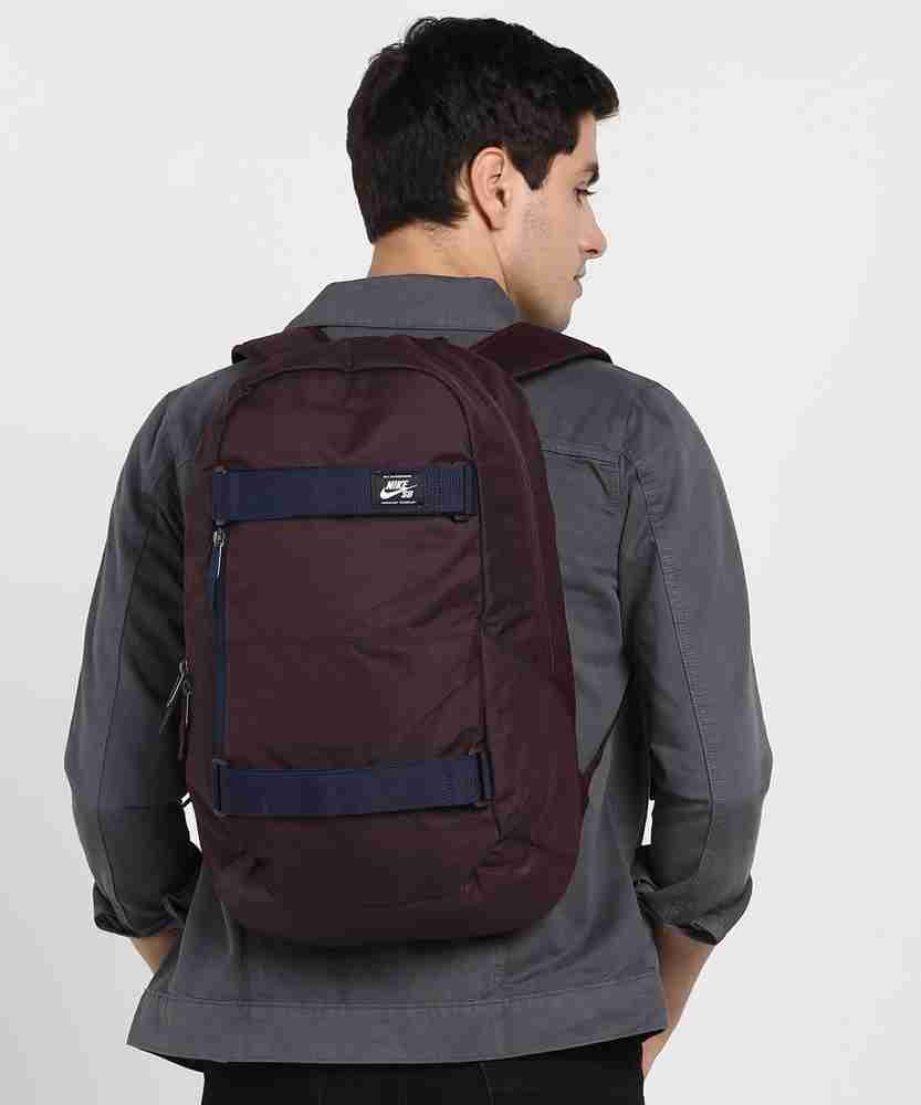 NIKE Nk Sb Crths Bkpk 24 L Laptop Backpack MAHOGANY OBSIDIAN WHITE Price in India Flipkart