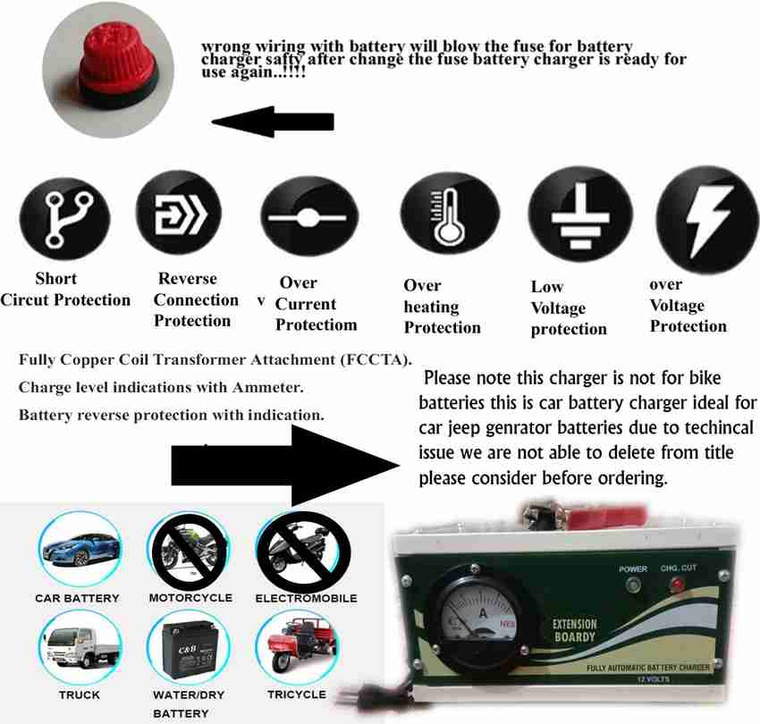 Quick battery charger for car hot sale