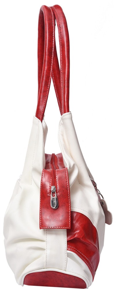 Red and best sale white handbags