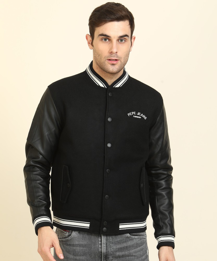 Pepe jeans full clearance sleeve solid men's jacket