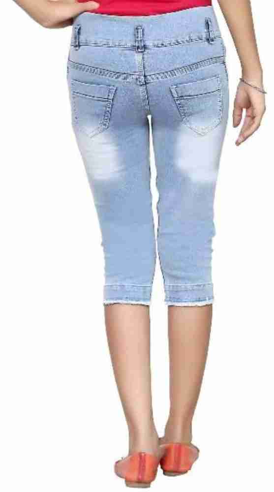 Fellamo Capri For Girls Casual Solid Denim Price in India - Buy Fellamo  Capri For Girls Casual Solid Denim online at