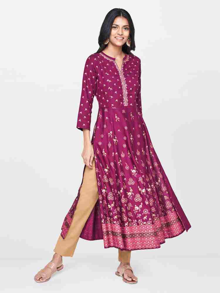 Global desi kurtis deals on flipkart