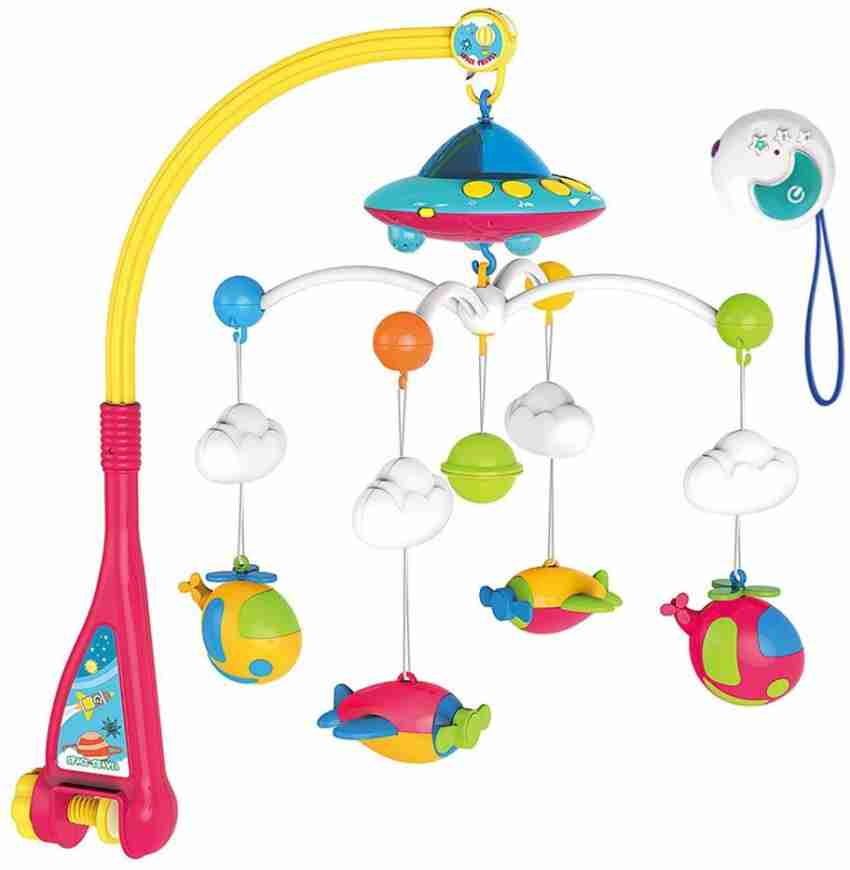 Cot bed hot sale musical toys