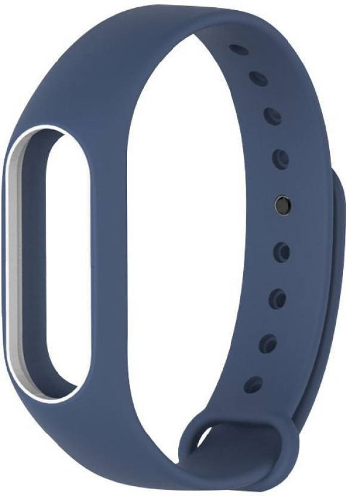 Veronic Dual Color Mi Band 2 Strap Mi HRX Edition Strap Dark Blue White Color Smart Band Strap Price in India Buy Veronic Dual Color Mi Band 2 Strap