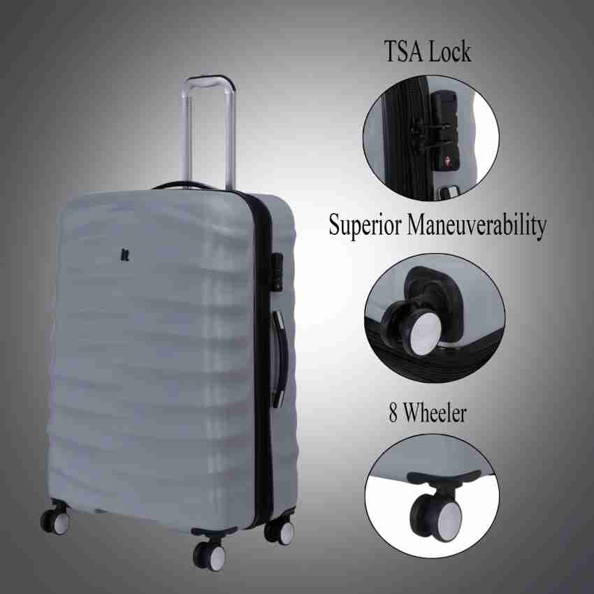 It luggage frameless 4 cheap wheel suitcase