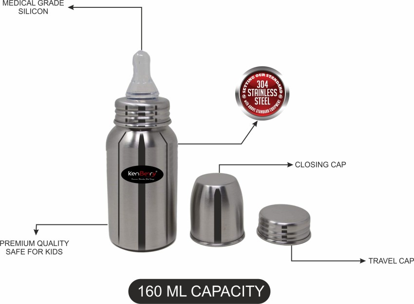 Stainless steel store feeding bottle flipkart