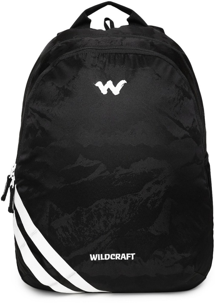 Wildcraft unisex black sales solid backpack