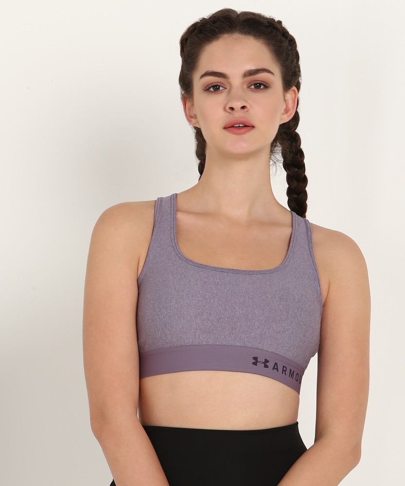 UNDER ARMOUR Armour Crossback Heather Women Sports Lightly Padded Bra - Buy  UNDER ARMOUR Armour Crossback Heather Women Sports Lightly Padded Bra  Online at Best Prices in India