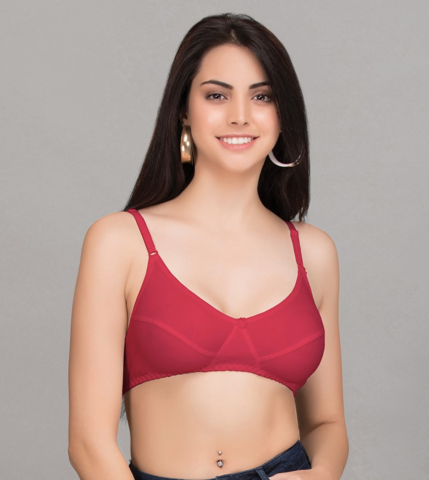 Buy online Red Solid Push Up Bra from lingerie for Women by Prettycat for  ₹429 at 52% off
