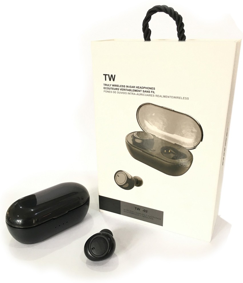 MTIJIEY TW 02 True Wireless Bluetooth Headset with Mic Bluetooth