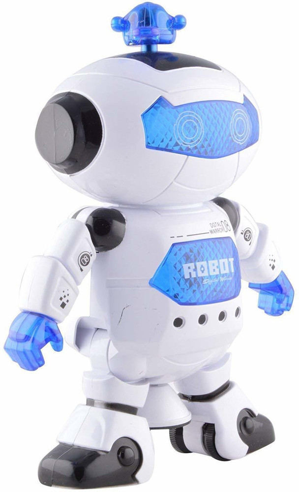 White sales dancing robot
