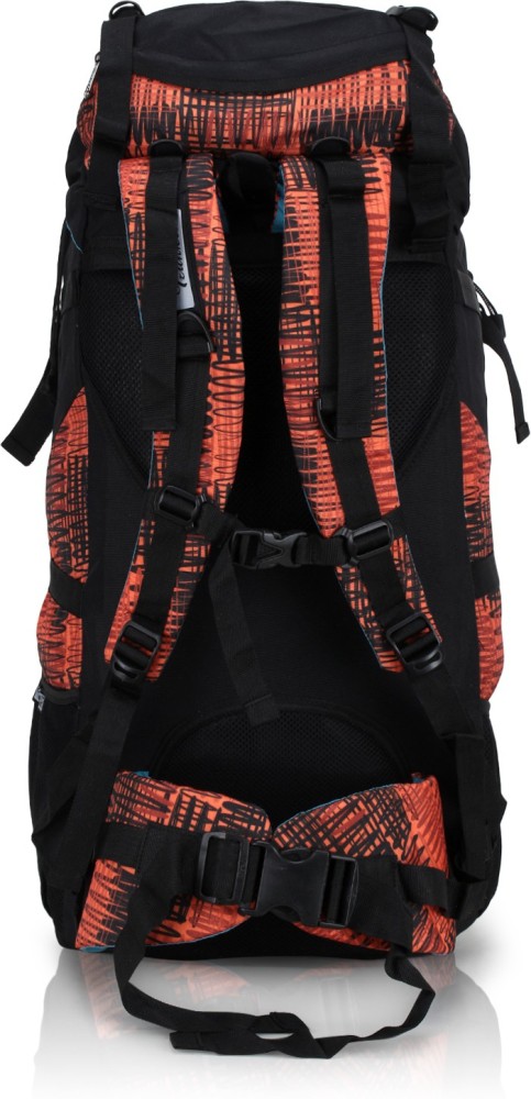 Travel backpack with outlet shoe compartment