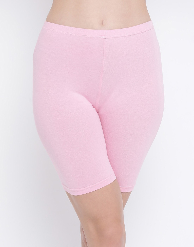 Pink cycling shorts womens sales