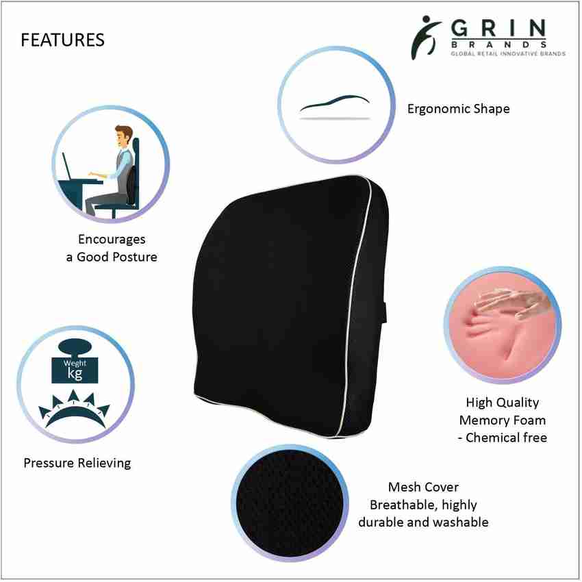 Grin health orthopaedic backrest cushion shop