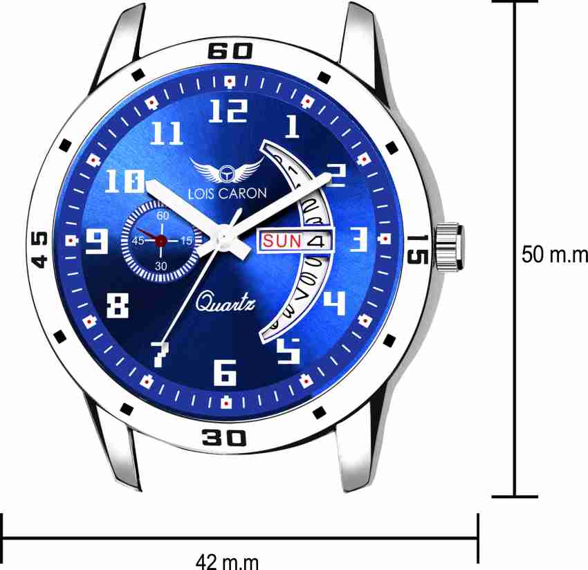 LOIS CARON LCS 8188 Trending Day Date Functioning for Boys Analog Watch For Men