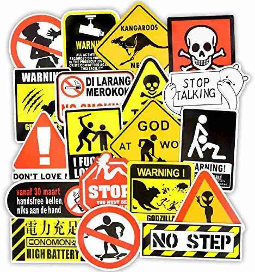 INDIGOS UG - Sticker - Safety - Warning - Do not India