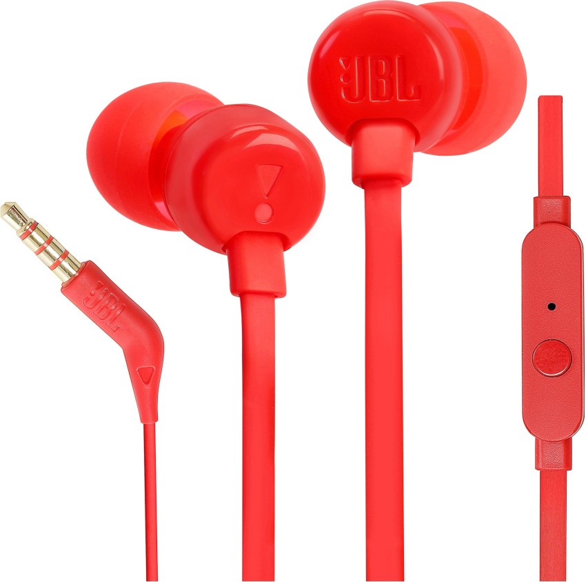 JBL T110 In-Ear Headphones - Red