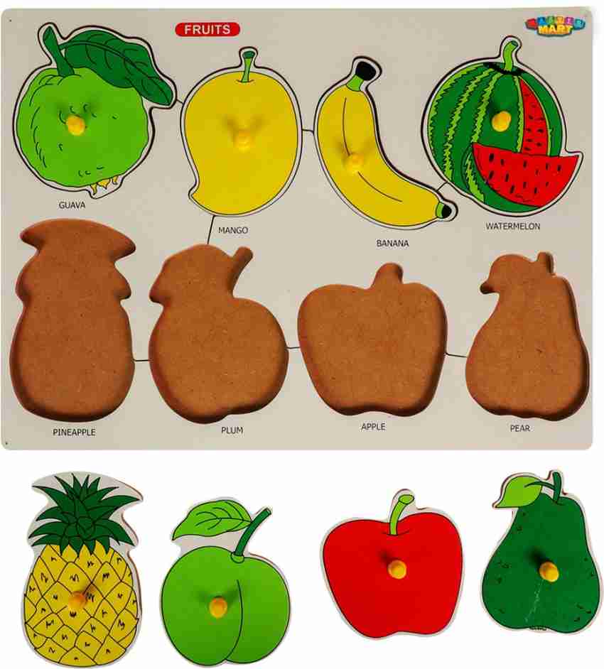P is for Pear Poster - Kids Puzzles and Games