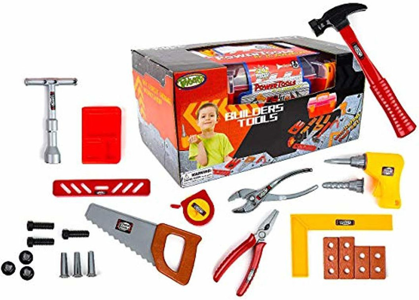 Toysery Fun Tool Box Kit For Kids Toddlers with Handy Lightweight