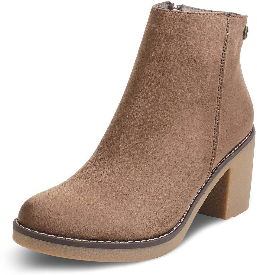 tresmode Ankle Length Block Heel Boots For Women Buy tresmode