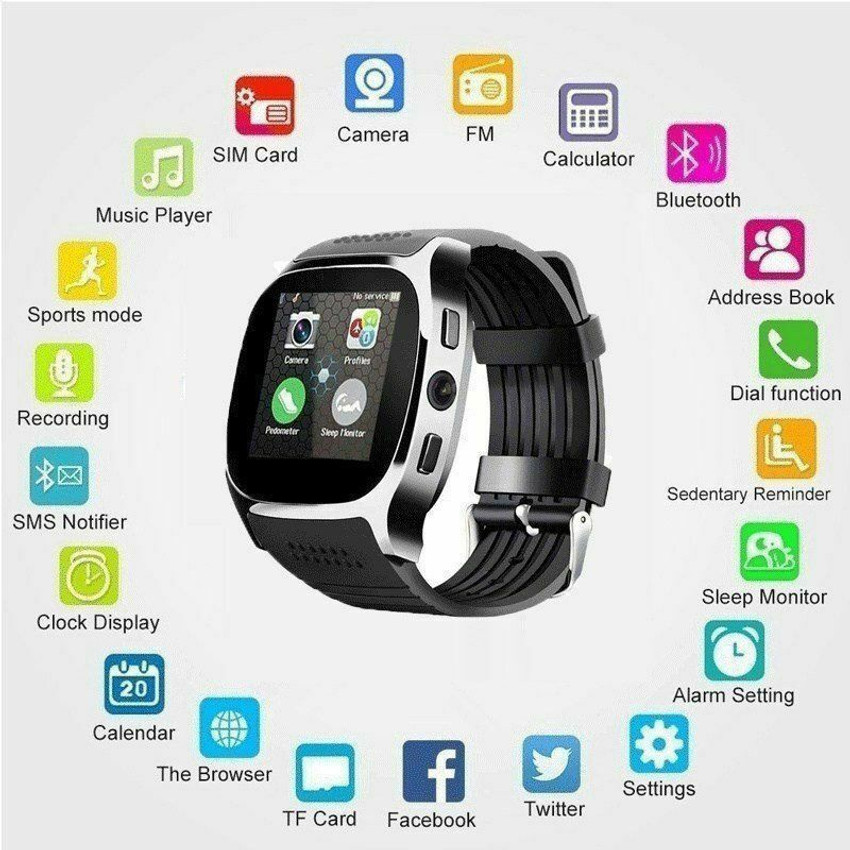 T8 smart sales watch manual