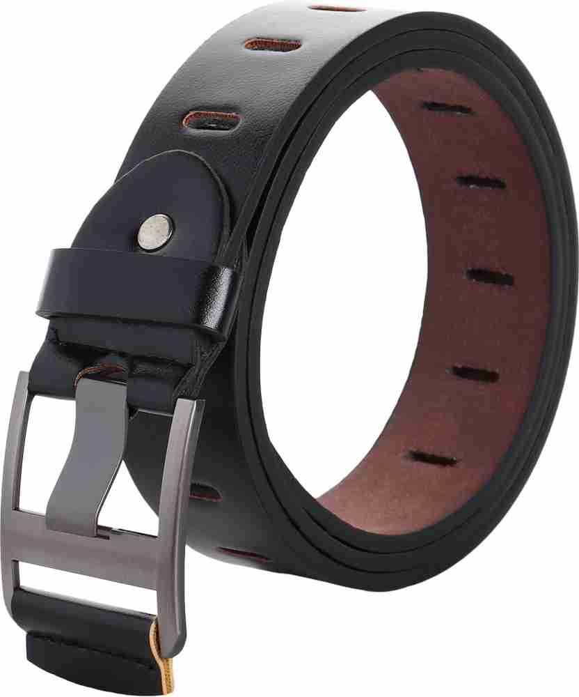 Tweens Brothers Men Casual Black Artificial Leather Belt Black.. Price in  India