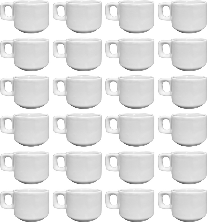 White Tea Cup, Size: Standard, for Home at Rs 675/set in Mumbai