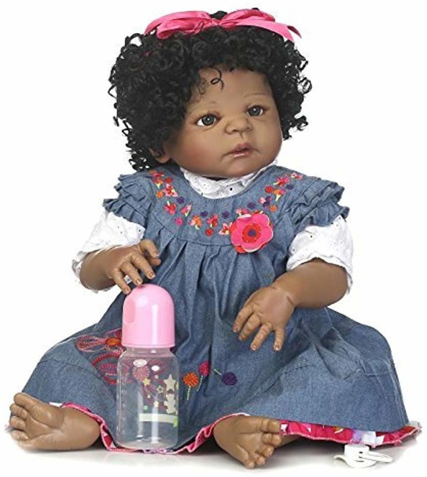 Reborn African American Doll Black Baby Dolls that Look Real Girl