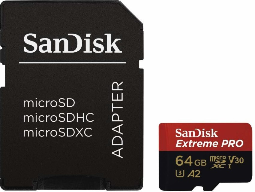 MICRO SD 64GB SANDISK EXTREME PRO SDSQXCY-064G-GN6MARCC, SDSQXCU-064G-GN6MA  