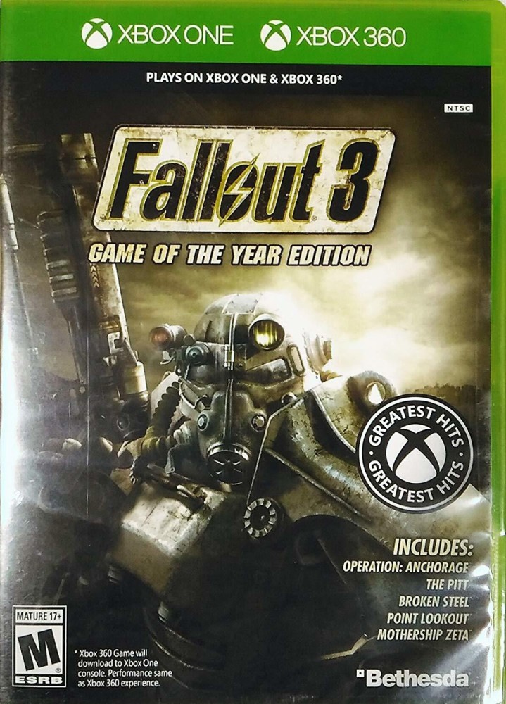 Fallout 3 Game of the Year Edition - XBOX ONE - XBOX 360 - Novo