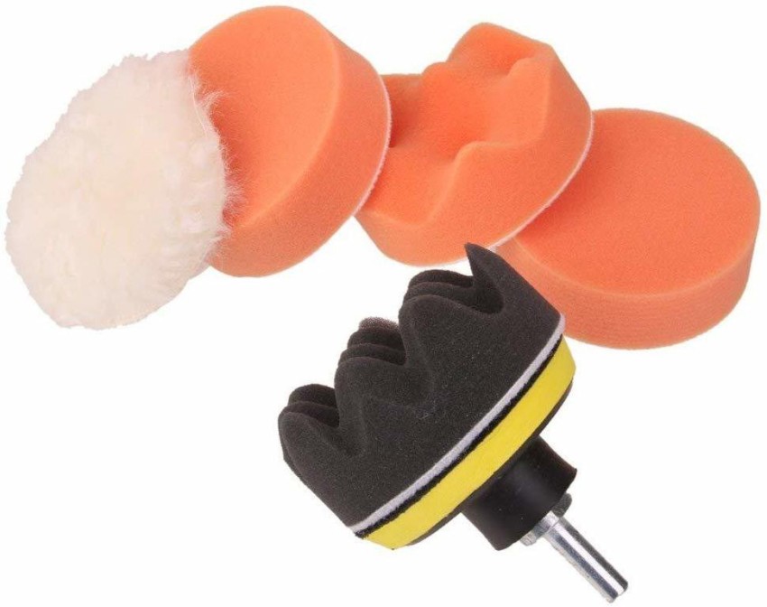 Drill Adapter Polishing Buffer Pad Kit Plastic Set Sponge 3 3in 5