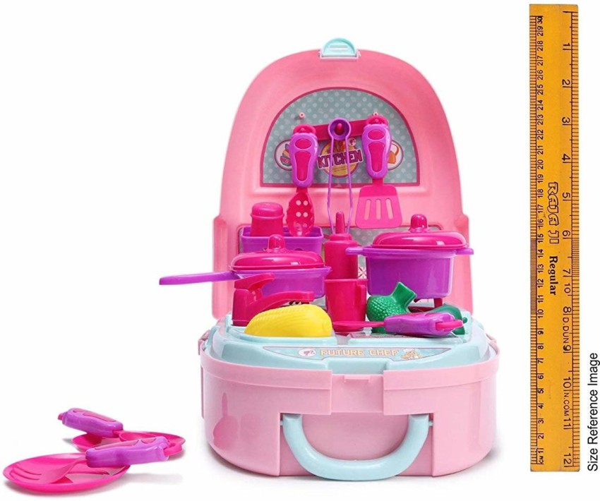 Mini barbie kitchen discount set