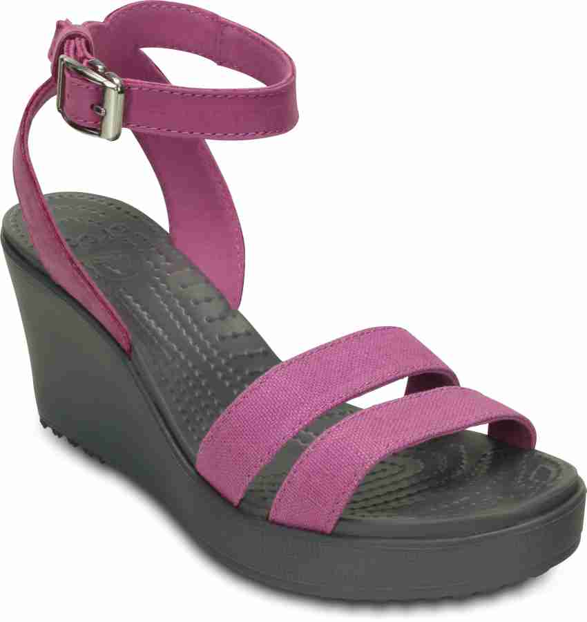 Crocs leigh wedge sandal best sale