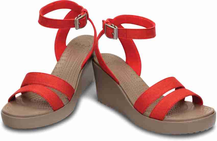 Crocs women's cheap leigh wedge sandal